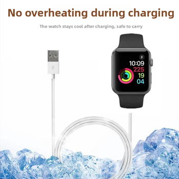 Nabíjač Apple iWatch s magnetickým bezdrôtovým rýchlym nabíjaním – kompatibilný s generáciami 1–8, USB-C, 5W, QC2.0