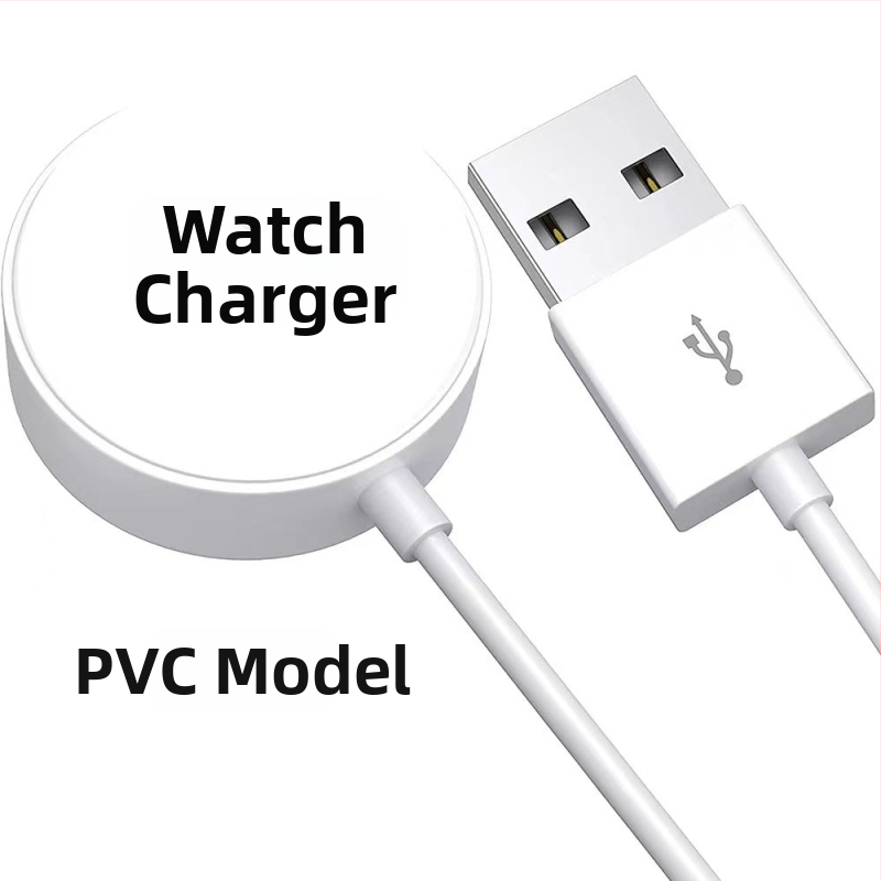 Nabíjač Apple iWatch s magnetickým bezdrôtovým rýchlym nabíjaním – kompatibilný s generáciami 1–8, USB-C, 5W, QC2.0