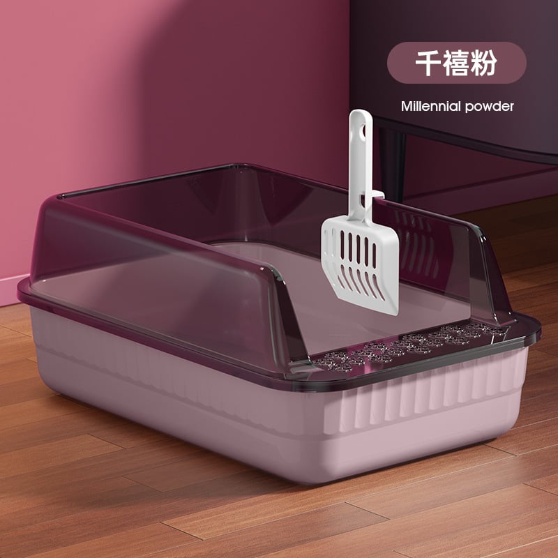 Kutija za mačji pijesak, kvadratnog oblika, otvoreni tip, materijal PP, branda Chimi Pet