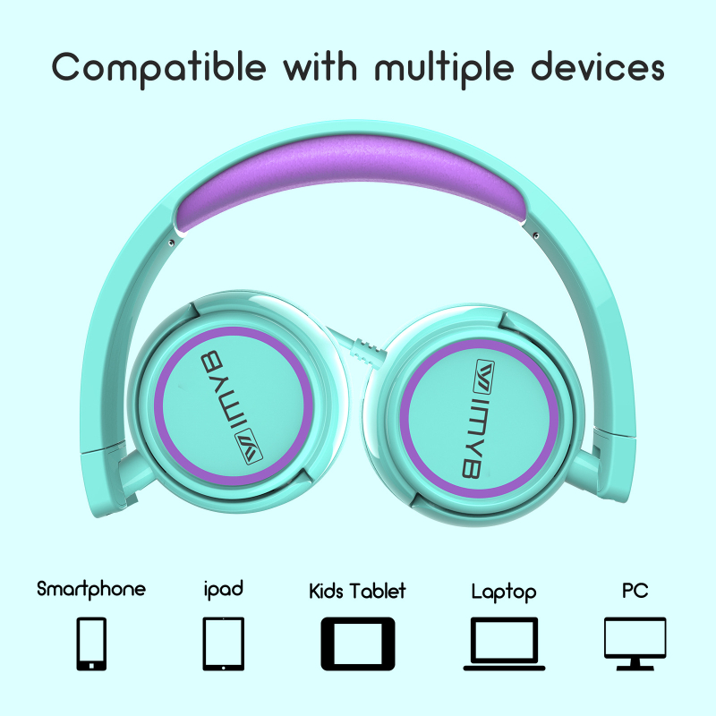 Youbo V1 over-ear fejhallgató, vezetékes, 3,5 mm csatlakozóval, mikrofonos, 1,5 m kábel, 50 mm meghajtó, frekvenciatartomány 20 Hz–20 kHz