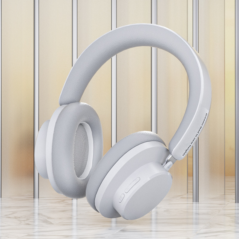 Ασύρματα Bluetooth ακουστικά κεφαλής με ενεργή μείωση θορύβου, έντονο μπάσο, ιδιωτικό μοντέλο, Bluetooth 5.4, αυτονομία μπαταρίας 4–8 ωρών