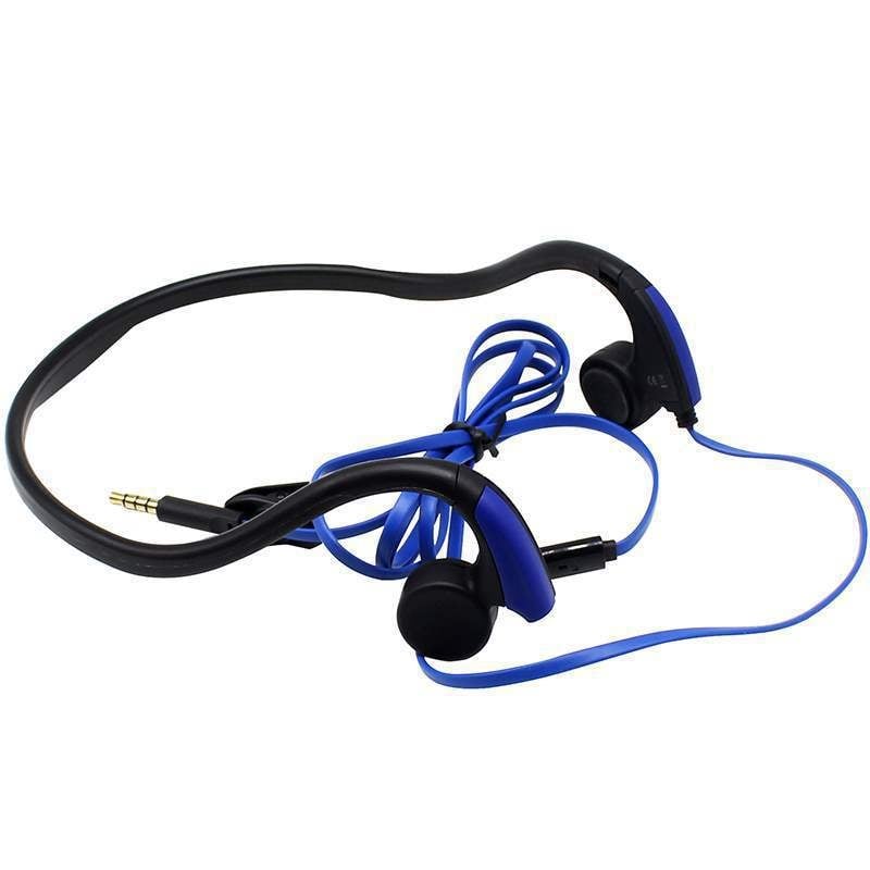 Ακουστικά οστικής αγωγής, ενσύρματα, με μικρόφωνο, όχι εντός του αυτιού, με στήριξη γύρω από το αυτί, άνετα για τρέξιμο και ποδηλασία