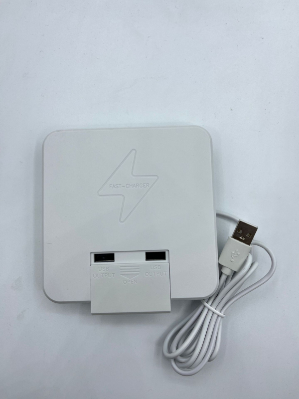 Beépített vezeték nélküli töltő modul teázóasztalhoz, 20W, kettős USB gyors töltés – 3 az 1-ben