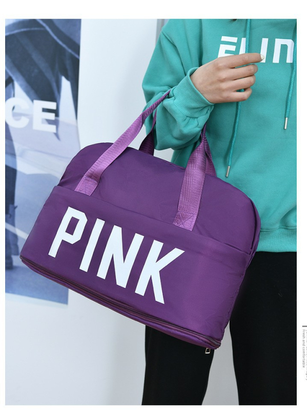 Fitness i putna torba s odjeljivanjem suhih i mokrih dijelova, unisex, kapacitet 20–35 L, Oxford materijal, stil rekreacijskog putovanja (20–35 L; Oxford materijal; odjeljivanje suhih i mokrih dijelova; Unisex; stil rekreacijskog putovanja)