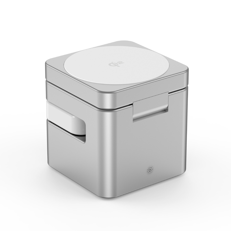 Qi2 certifikovaný magnetický bezdrôtový nabíjač pre tri zariadenia – konštrukcia z hliníkovej zliatiny a skla, 15W rýchle nabíjanie, PD protokol