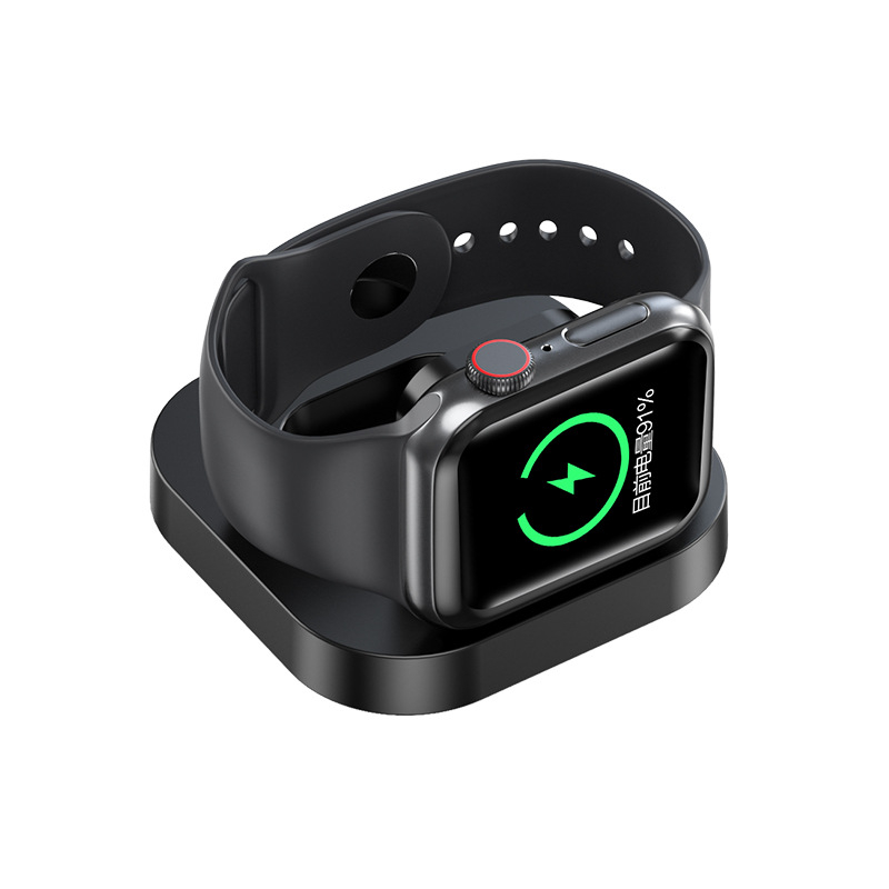 Încărcător vertical pentru Apple Watch cu încărcare wireless magnetic pentru seria iWatch 1–9 — 5W ieșire, 1A, QC3.0