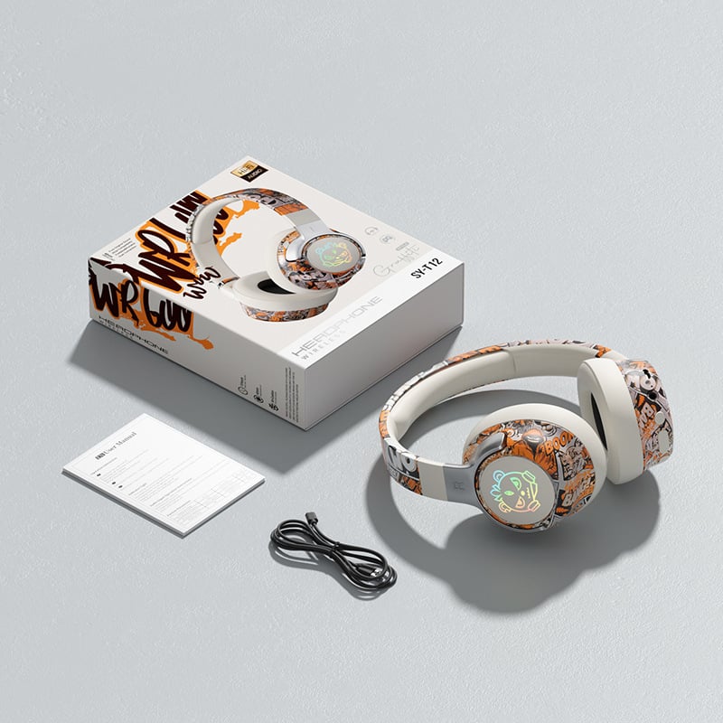 Bluetooth 5.4 játékfejhallgató, fejre rögzíthető, 10 m hatótávolság, sztereó, akkumulátor élettartama >8 óra