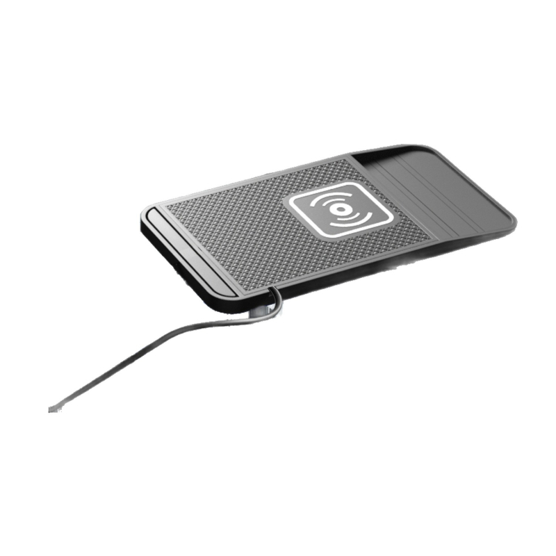 Încărcător wireless pentru mașină – Qi 15W încărcare rapidă, anti-derapant, suport auto, 2A ieșire