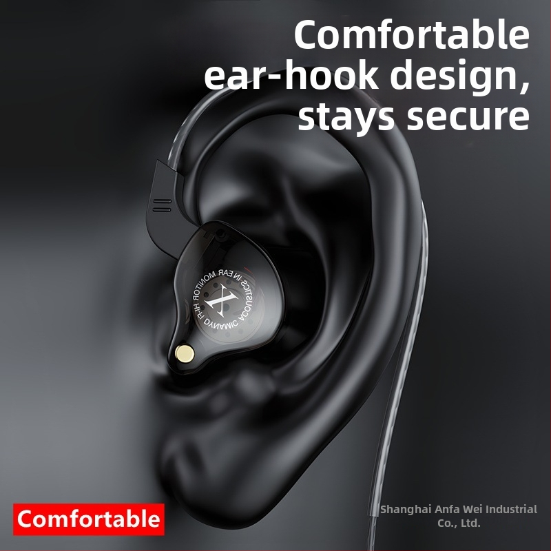 Drôtové slúchadlá pre monitorovanie pre streamery, vyhradený monitor do uší s počítačovou zvukovou kartou, 3,5 mm, 20–20000 Hz, 16 Ω