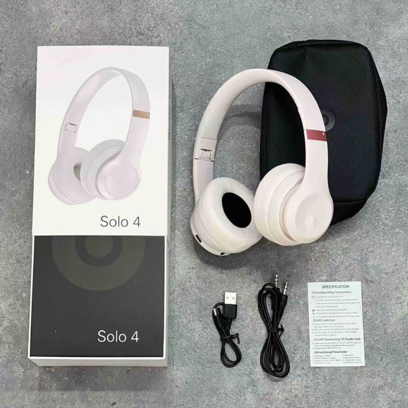 Solo4 bežični Bluetooth headset – duboki bas, Bluetooth 5.3, domet 10 m, stereo zvuk, trajanje baterije 4–8 h, glasovno upravljanje