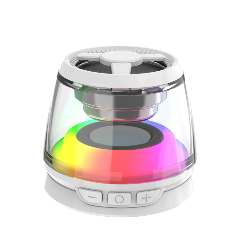 Bluetooth zvučnik s bežičnim i magnetskim punjenjem, RGB ambijentalno svjetlo za stolnu radnu površinu, Qi 15W, CE certificirano
