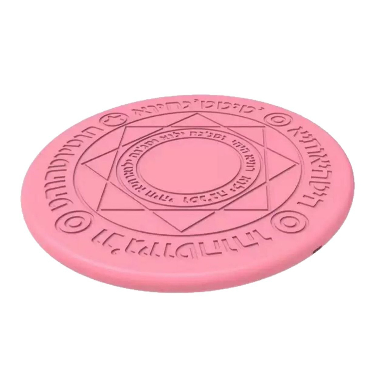 10W bežični punjač PD brzo punjenje, kružni disk, CE/FCC/RoHS, prilagodljiv
