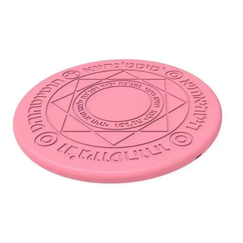 10W bežični punjač PD brzo punjenje, kružni disk, CE/FCC/RoHS, prilagodljiv