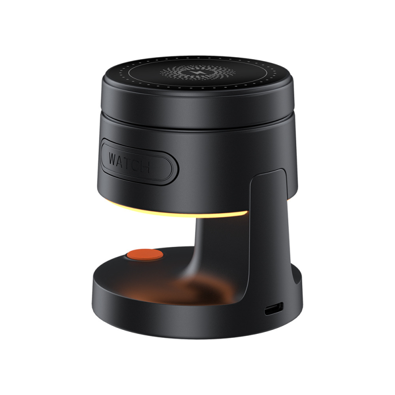 Bezdrôtová nabíjačka s nočnou lampou pre inteligentné hodinky a Bluetooth slúchadlá, Qi 3.0, výstup 15W, magnetické nabíjanie, skladací