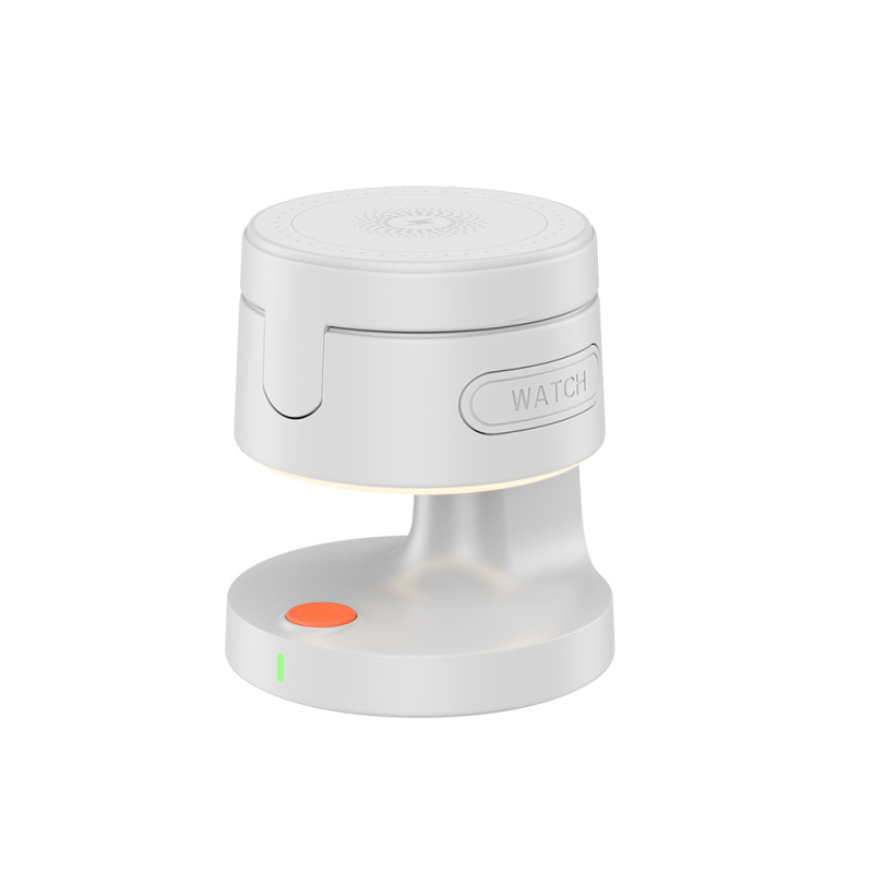 Bezdrôtová nabíjačka s nočnou lampou pre inteligentné hodinky a Bluetooth slúchadlá, Qi 3.0, výstup 15W, magnetické nabíjanie, skladací
