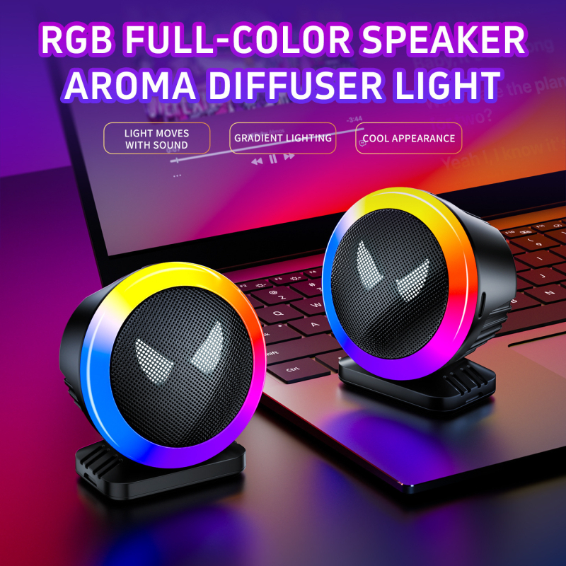 OKATI RGB LED gaisma ar balss vadību un mūzikas ritma sinhronizāciju, USB 5V barošana, tālvadība, galda atmosfēras lampiņa