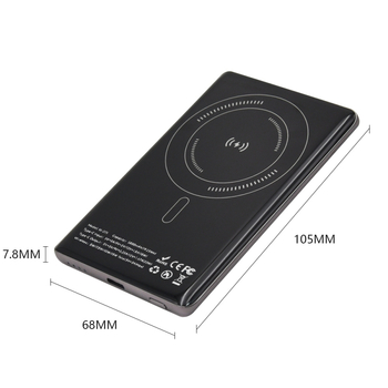 Bezdrôtová power banka 5000mAh s magnetickým MagSafe, bezdrôtové nabíjanie 15W, PD 20W rýchle nabíjanie, výstup 3A