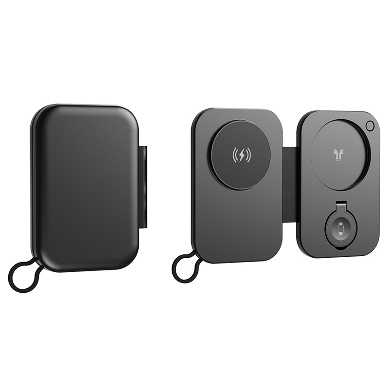 Magnetični sklopivi bežični punjač 3-u-1 za iPhone, Apple Watch i slušalice, 15W, QC 3.0, 3A