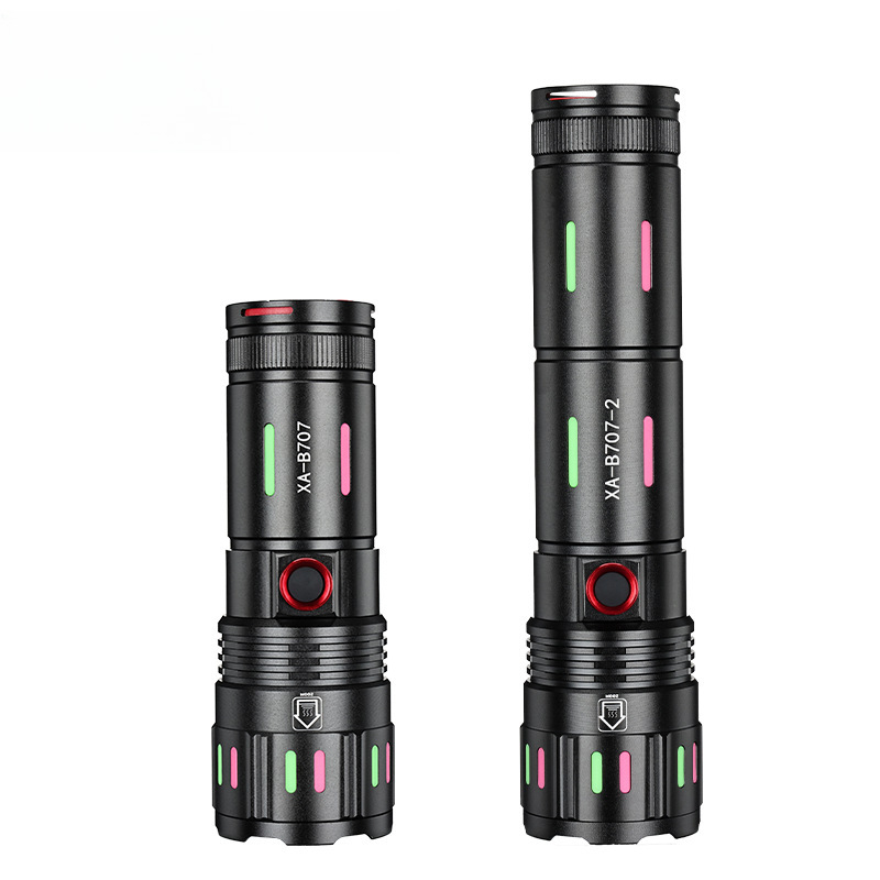 Dvostruka ribolovna LED svjetiljka s laserom, Type-C punjenje, kućište od aluminijske legure, 5400mAh, 30W
