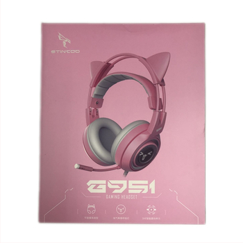 Slúchadlá na hranie, Somic Princess Series 951S, káblové 3,5 mm, s mikrofónom, 20–20000 Hz, 32 Ω, 102 dB