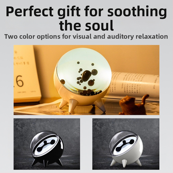 Cute degree Mūsdienīga minimālistiska apaļa galda lampa ar akrila abažūru, USB barošana 5V, pogas slēdzis