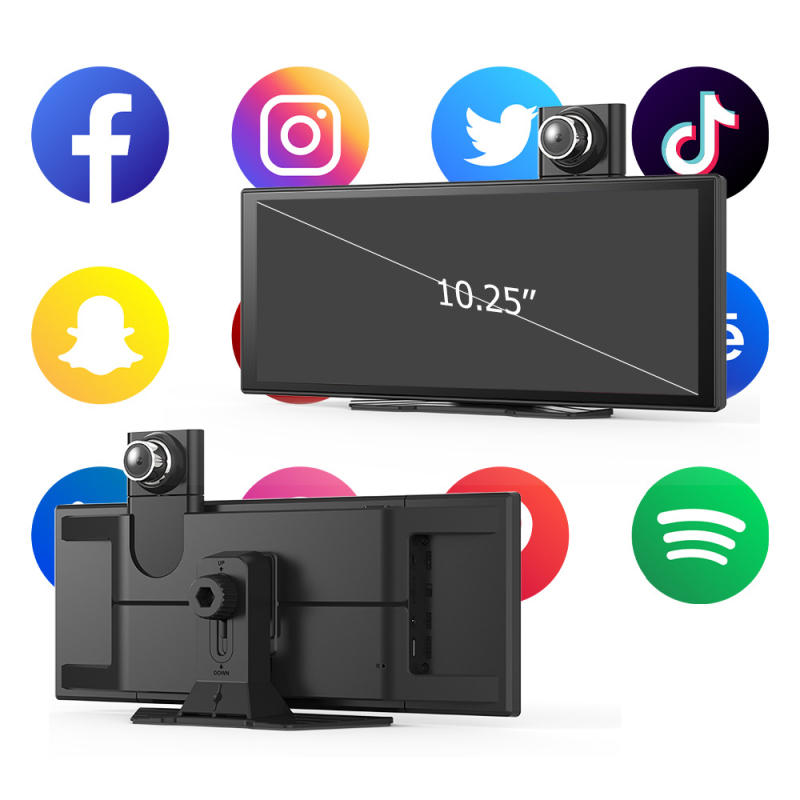 Bežični CarPlay dash cam CP13, 1080p, Android OS, kapacitivni zaslon, univerzalna kompatibilnost