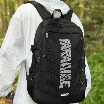 Rucsac unisex din nylon, 20–35 L, compartiment pentru laptop de 14 inch, pentru utilizare zilnică și călătorii, rezistent la uzură