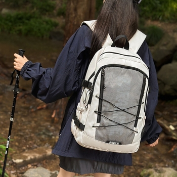 Rucsac unisex din nylon, 20–35 L, compartiment pentru laptop de 14 inch, pentru utilizare zilnică și călătorii, rezistent la uzură