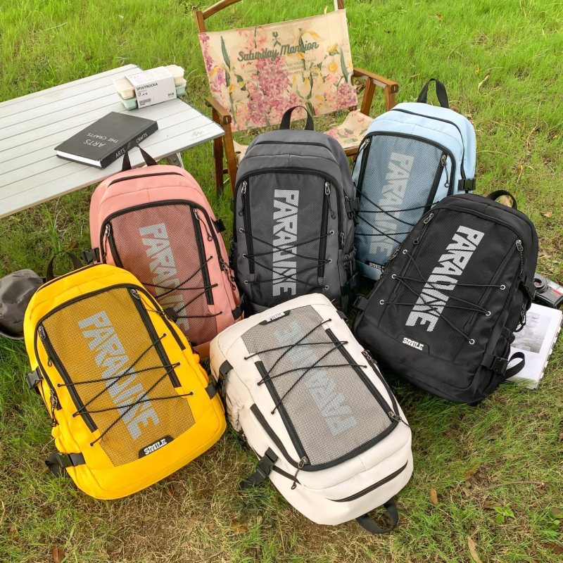 Rucsac unisex din nylon, 20–35 L, compartiment pentru laptop de 14 inch, pentru utilizare zilnică și călătorii, rezistent la uzură