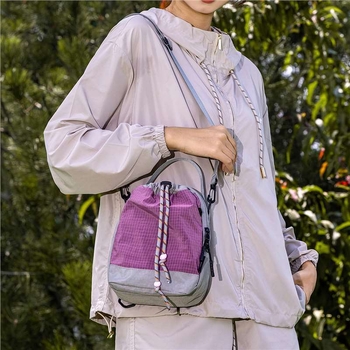 Vanjska sportska crossbody torba, kapacitet do 20 L, za 8-inčni prijenosnik, Oxford tkanina, zakrivljeni remen ramena