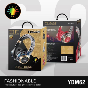 YDM62 Căști Bluetooth cu prindere pe cap, wireless, Bluetooth 5.3, rază de 10 m, baterie 4–8 h, rezistente la apă pentru uz zilnic