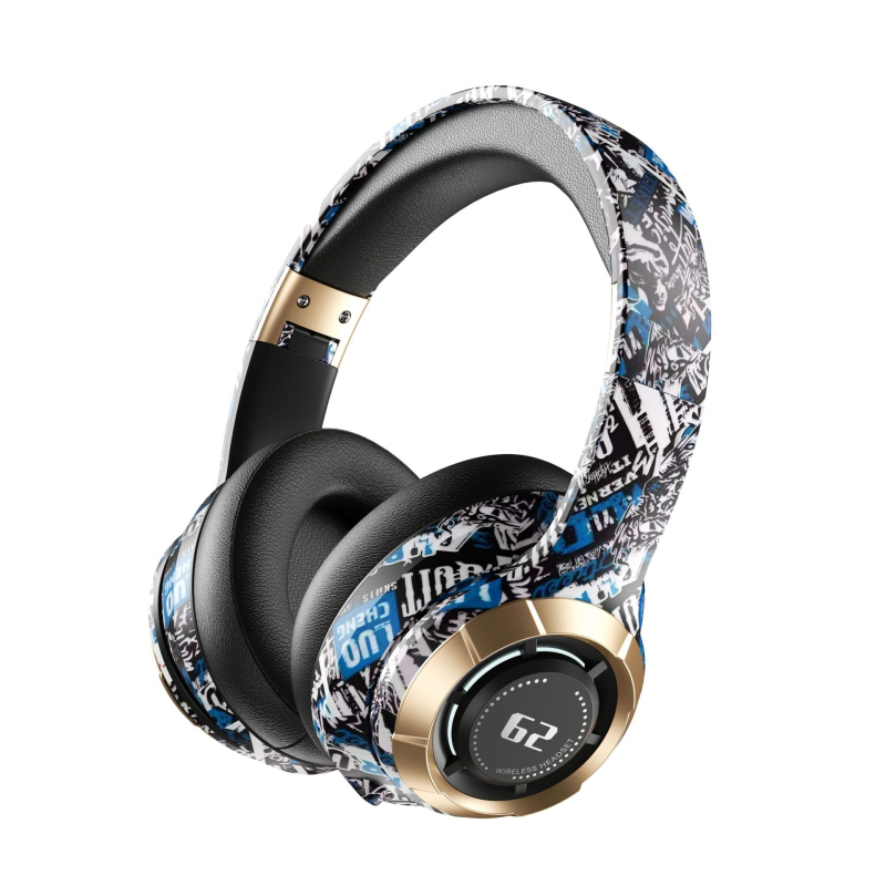 YDM62 Căști Bluetooth cu prindere pe cap, wireless, Bluetooth 5.3, rază de 10 m, baterie 4–8 h, rezistente la apă pentru uz zilnic