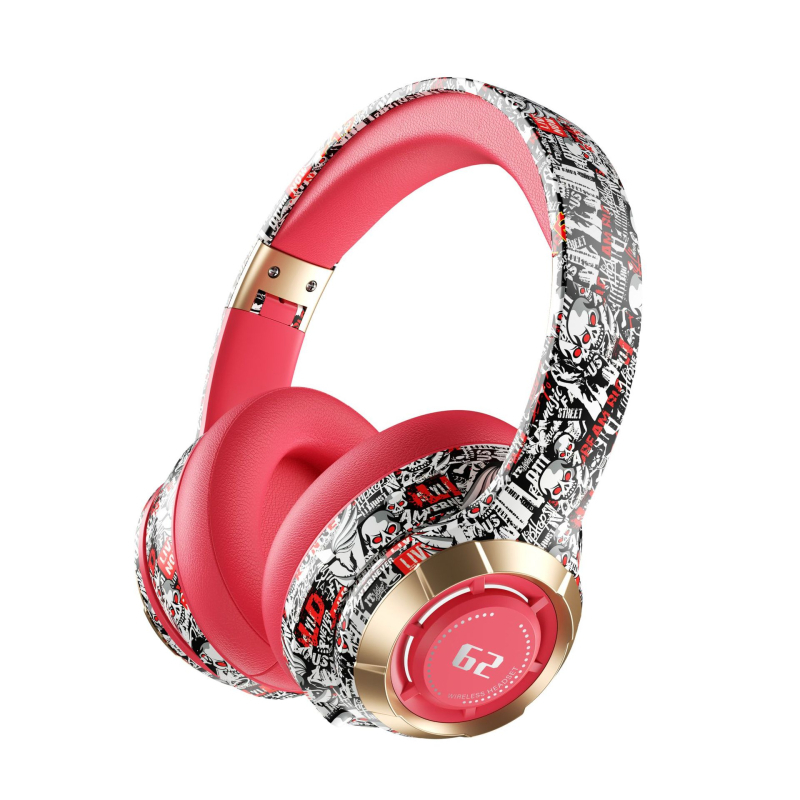 YDM62 Căști Bluetooth cu prindere pe cap, wireless, Bluetooth 5.3, rază de 10 m, baterie 4–8 h, rezistente la apă pentru uz zilnic