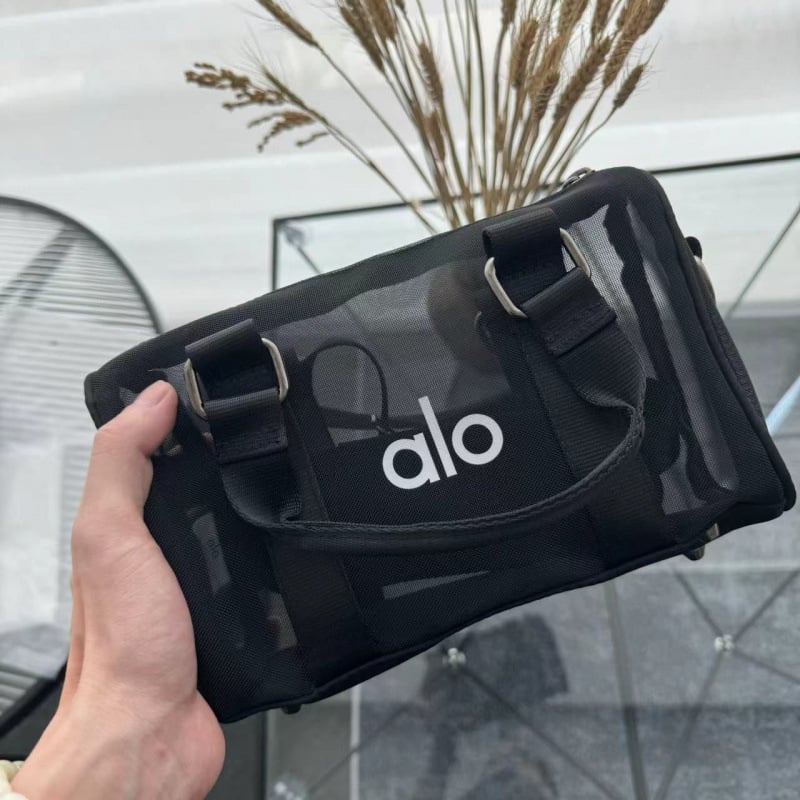 Átlátszó hálós utazótáska, 20–35L kapacitás, váll- és keresztpánttal, jóga, edzés és szabadtéri sportokhoz