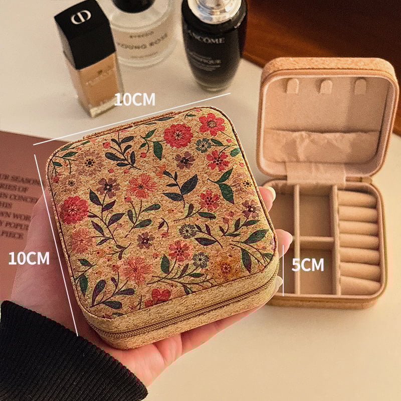 Lemon book G966000 Cutie pentru bijuterii – Lemn, Stil retro, Portabil, pentru cercei, inele și coliere