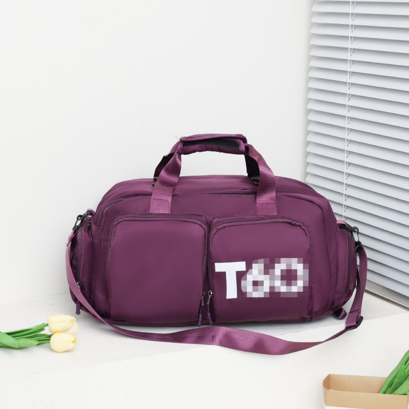 Torba za putovanje za jogu s odjeljivanjem mokro/suhi, proširivi kapacitet 36–55 L, vodootporna otporna tkanina, unisex, za outdoor sportove, torba preko ramena.