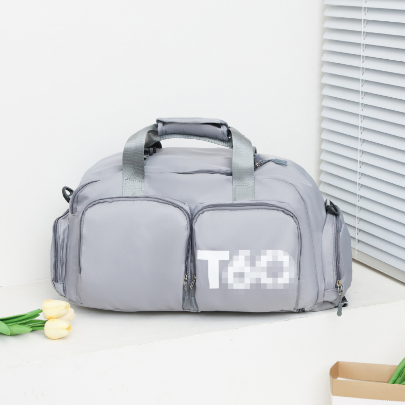 Torba za putovanje za jogu s odjeljivanjem mokro/suhi, proširivi kapacitet 36–55 L, vodootporna otporna tkanina, unisex, za outdoor sportove, torba preko ramena.