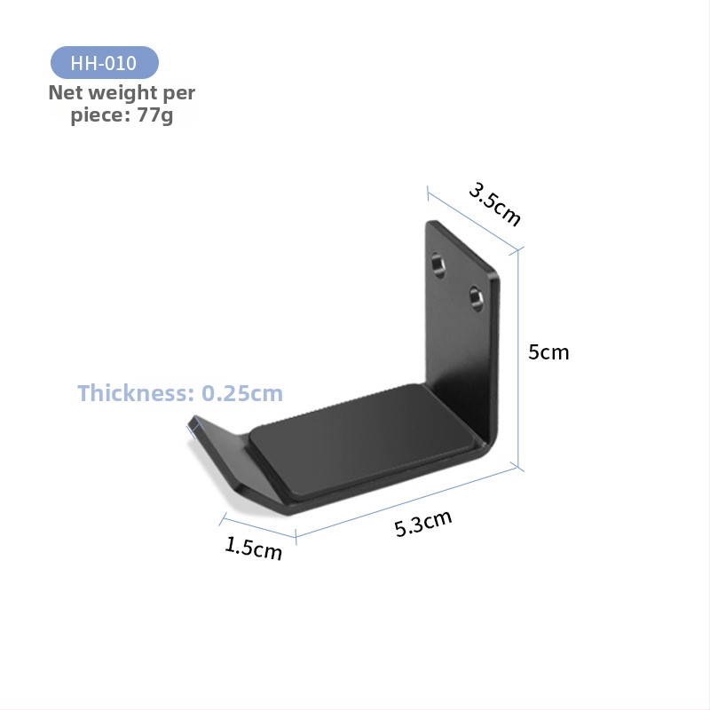 Austiņu galda statīvs, metāla, modelis HH-009, bez urbšanas, universāla saderība
