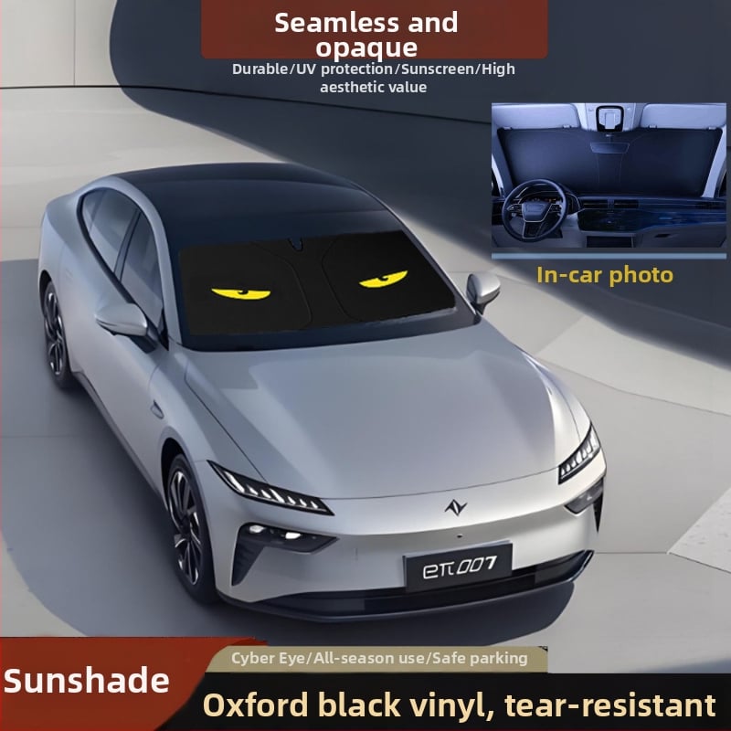 Слънцезащитно покривало за предното стъкло на автомобил, алуминиево фолио, клип-ин монтаж, термоизолация за прозорци