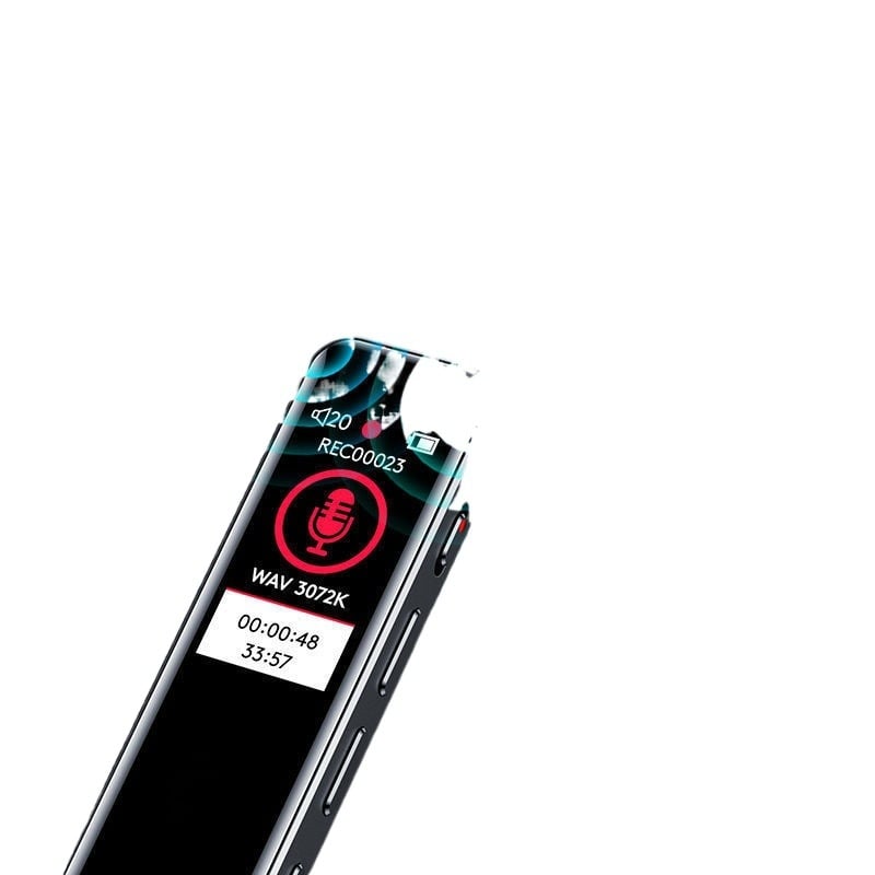 Prenosný profesionálny diktafón s HD redukciou šumu pre právnikov a stretnutia, pripravený na prepis (Bez podpory externých pamäťových kariet; Žiadne nahrávanie videa; Nie je OEM; Tlač loga nie je možná; Žiadna záruka)