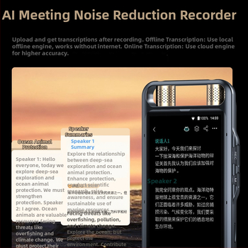 VORMOR M5 Hangrögzítő – Többmódú felvétel, MP3, 6–8 óra, 3 beépített mikrofonok