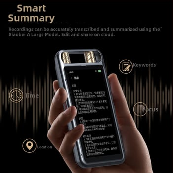 VORMOR M5 Hangrögzítő – Többmódú felvétel, MP3, 6–8 óra, 3 beépített mikrofonok