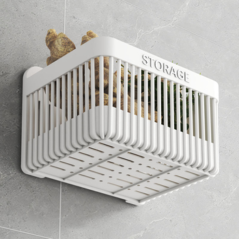 Coș de depozitare din plastic pentru bucătărie, stil minimalist modern, Seven Powers, organizator de perete, 90 buc./cutie