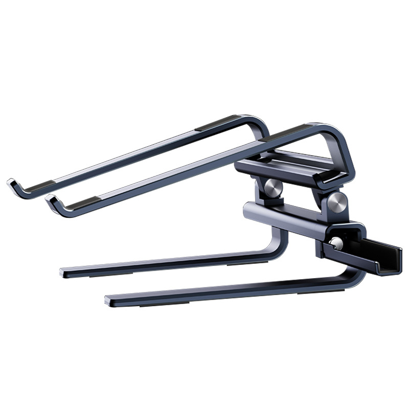 Suport de birou pentru laptop 04118, aliaj de aluminiu, compatibilitate universală, orientare verticală, răcire