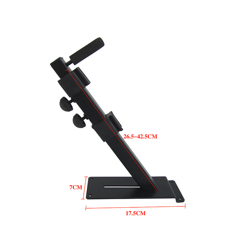 Zidni nosač glazbenih instrumenata, model H-35, od željeza, za elektronički klavir, Pine Forest