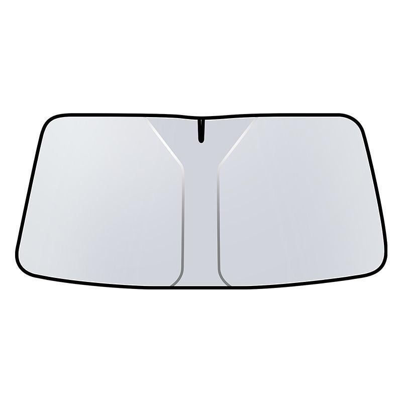 Jasdy автомобилен универсален слънцезащитник за предно стъкло, алуминиево фолио, кариран модел, прост стил, монтаж чрез вградена карта