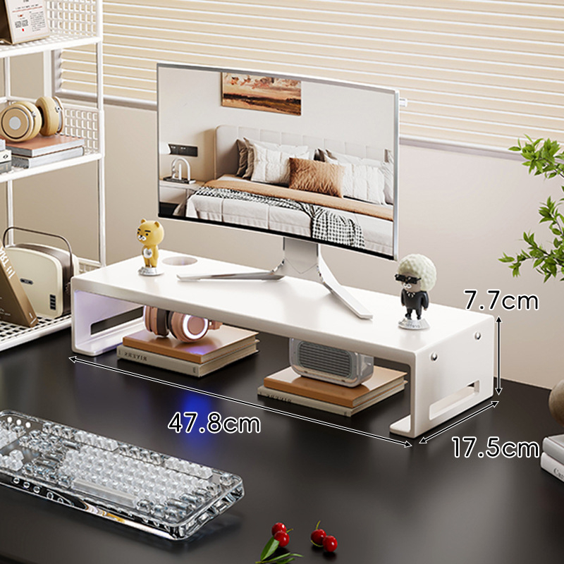 Monitor držač s dizanjem i stolni rega za pohranu - karbon čelik, Qin qi, univerzalna kompatibilnost, model 2165992619792337152, stil: stolni