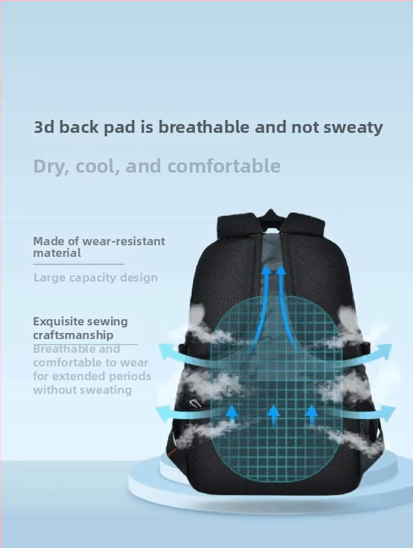 Καμουφλαρισμένο σακίδιο Oxford για αγόρια μαθητές γυμνασίου-λυκείου, αδιάβροχο, ανθεκτικό στη φθορά, προστασία της σπονδυλικής στήλης, καμπύλοι ιμάντες ώμου