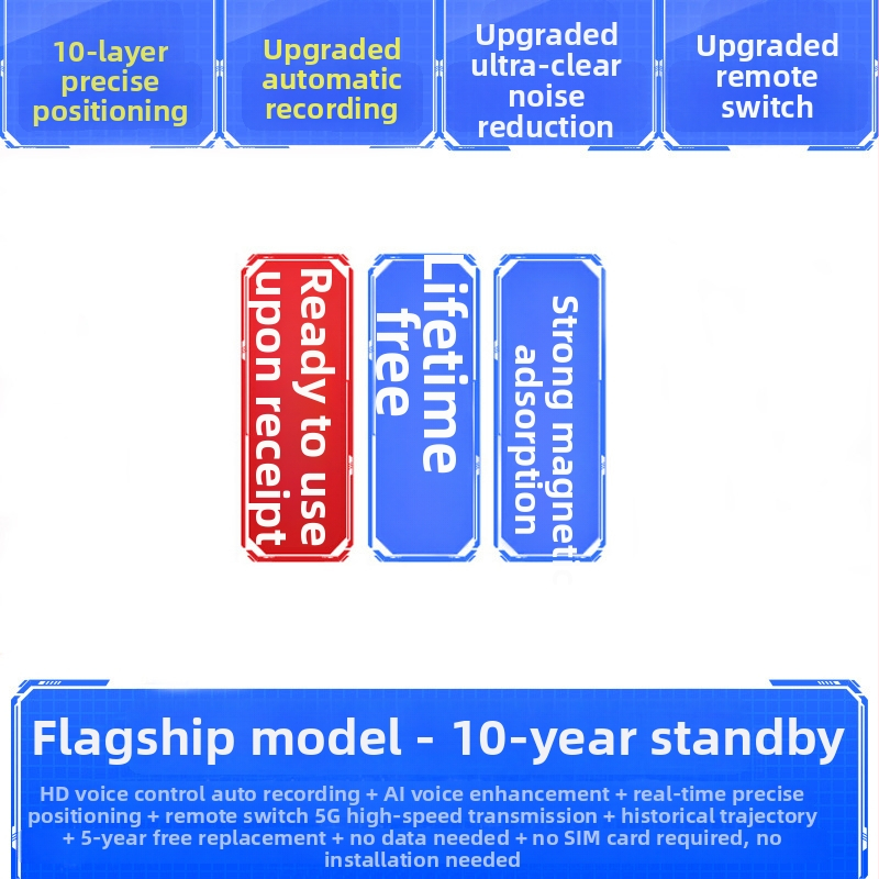 Pix de înregistrare cu ascultare de la distanță și înregistrare automată, reducere zgomot HD, localizare (Model: M1/M3/M6/M9)