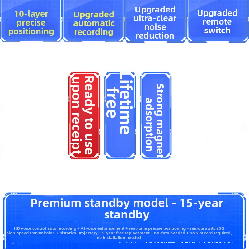 Pix de înregistrare cu ascultare de la distanță și înregistrare automată, reducere zgomot HD, localizare (Model: M1/M3/M6/M9)